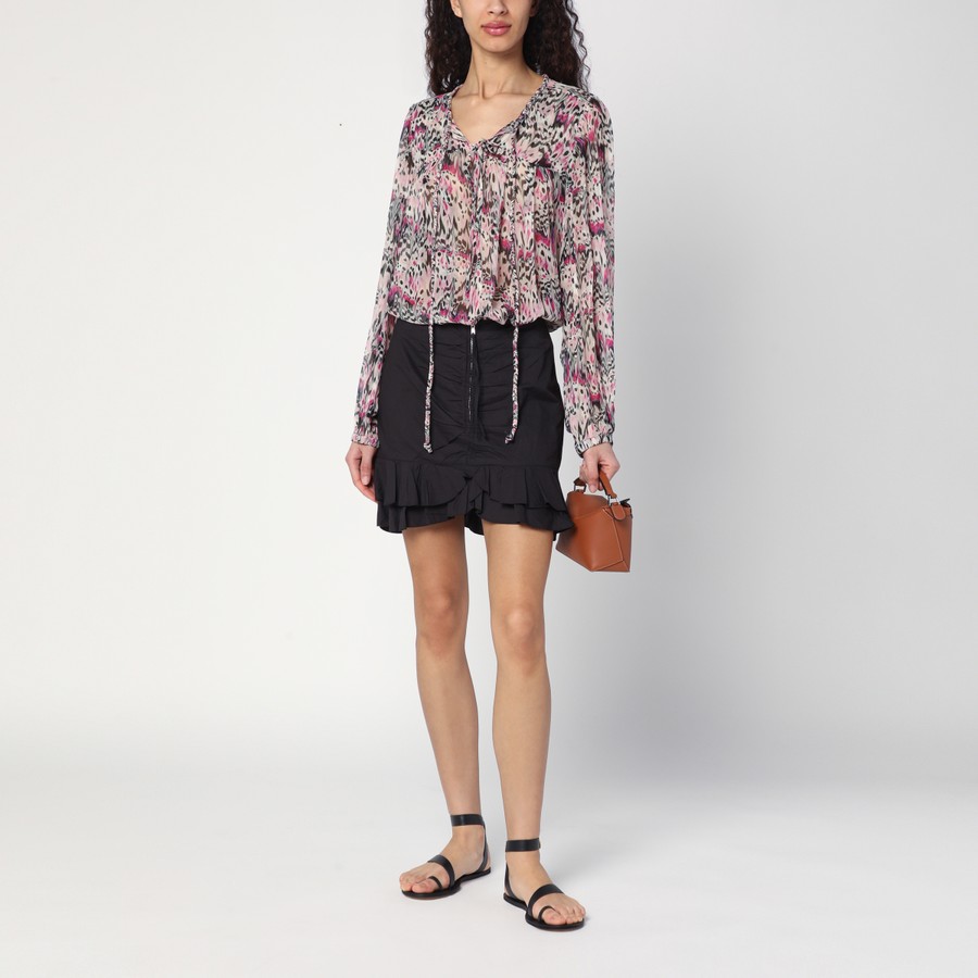 【関税&送料込】Isabel Marant Etoile Breenea Mini Skirt With ISABEL MARANT Étoile Breenea mini skirt with black zip