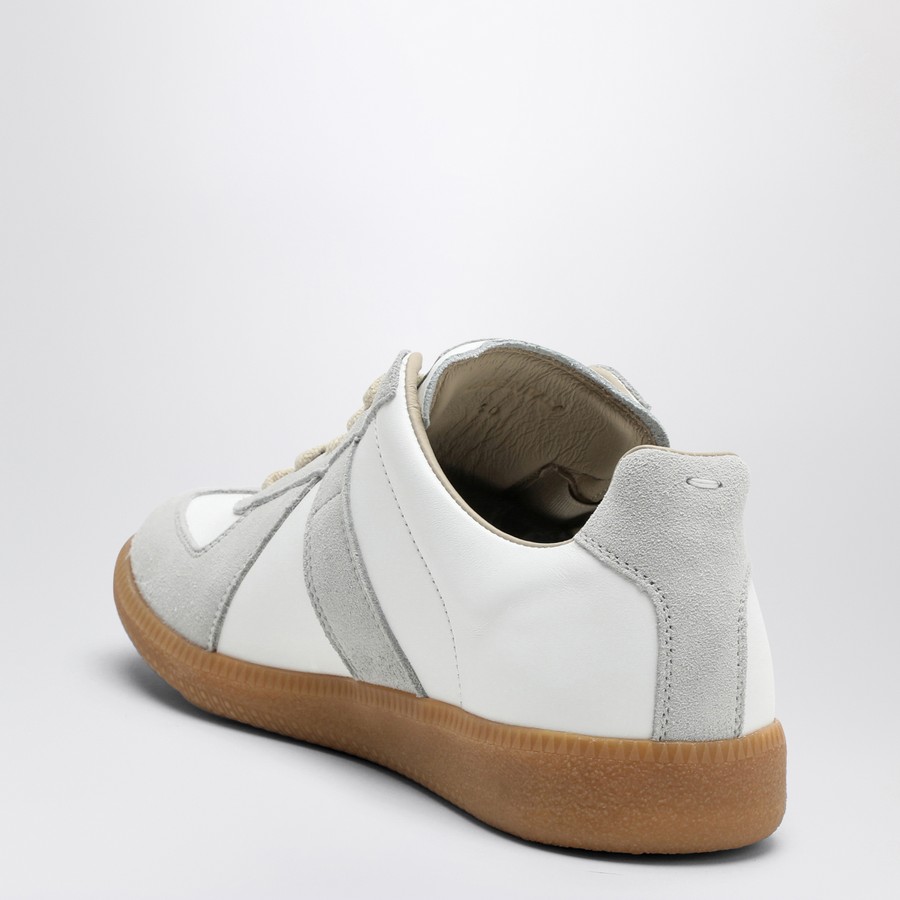 Maison Margiela Grey and white Replica sneakers | TheDoubleF