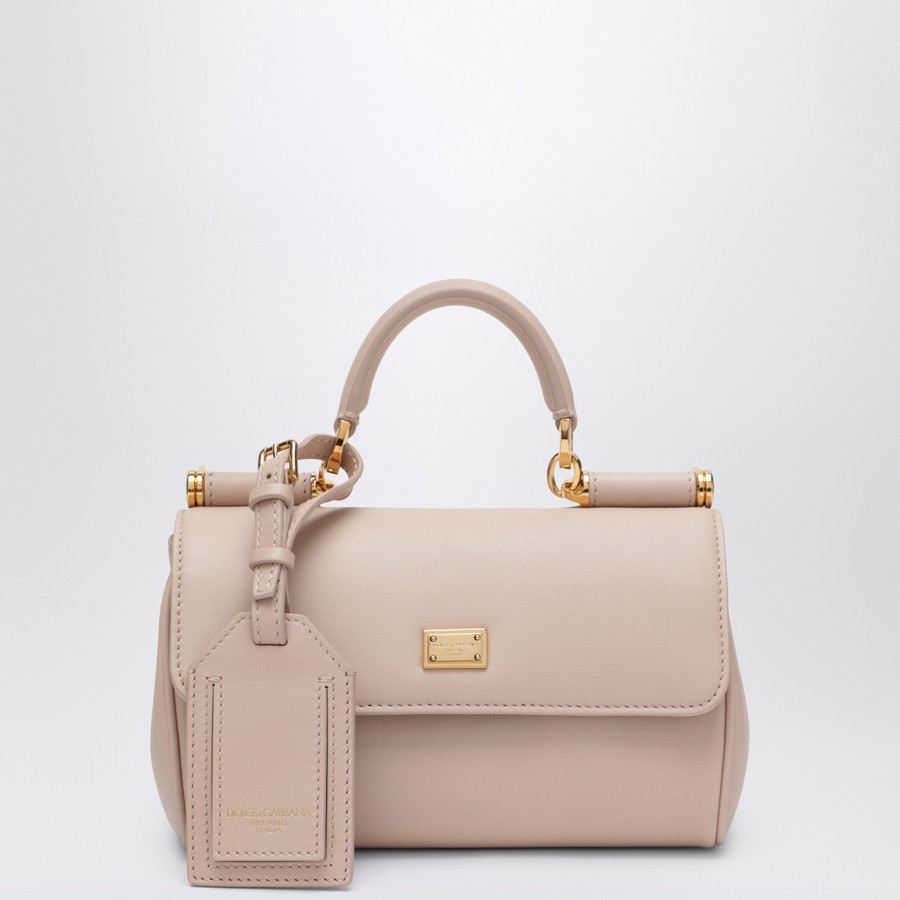 Dolce&Gabbana Small My Sicily handbag in light pink leather