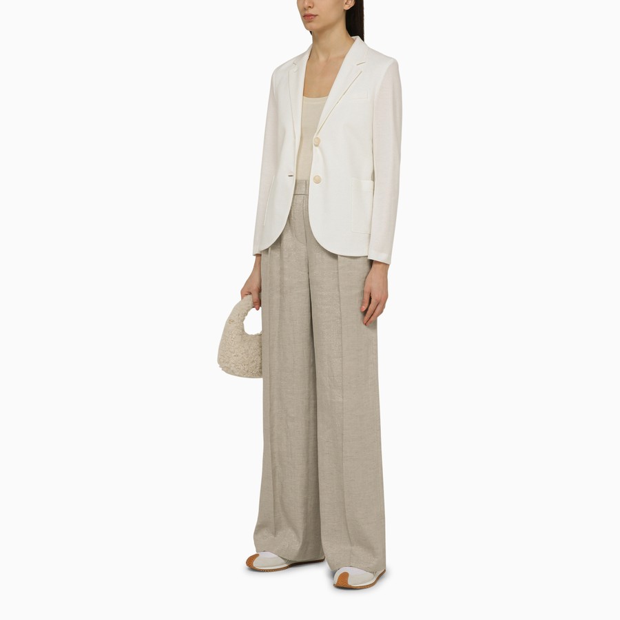 ジャケット Harris Wharf London White single-breasted cotton jacket Harris Wharf London White single-breasted cotton jacket