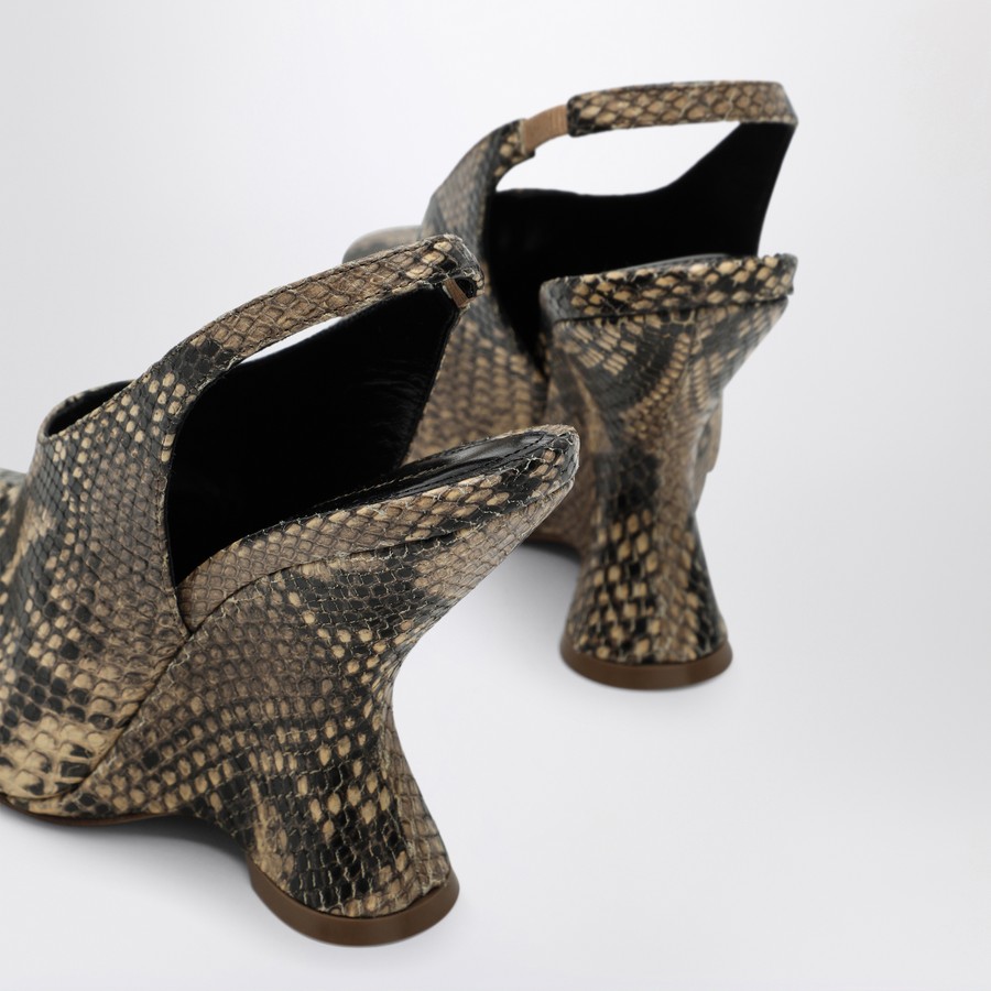 DRIES VAN NOTEN ハイウエストテラトトラウサ 【関税込】 Leather wedge boots - Autumn-Winter Women | Dries Van Noten