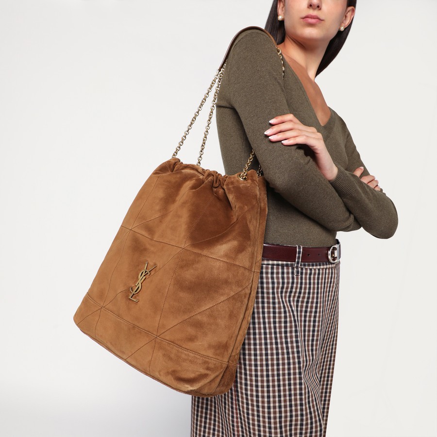 ショルダーバッグ・ポシェット SAINT LAURENT LARGE SHOULDER BAG JAMIE 4.3 CARAMEL Saint Laurent Large shoulder bag Jamie 4.3 Caramel | TheDoubleF