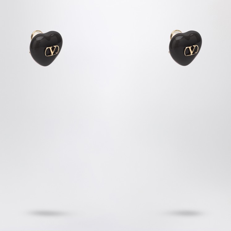 Valentino Garavani Royal Heart Red Earrings | TheDoubleF