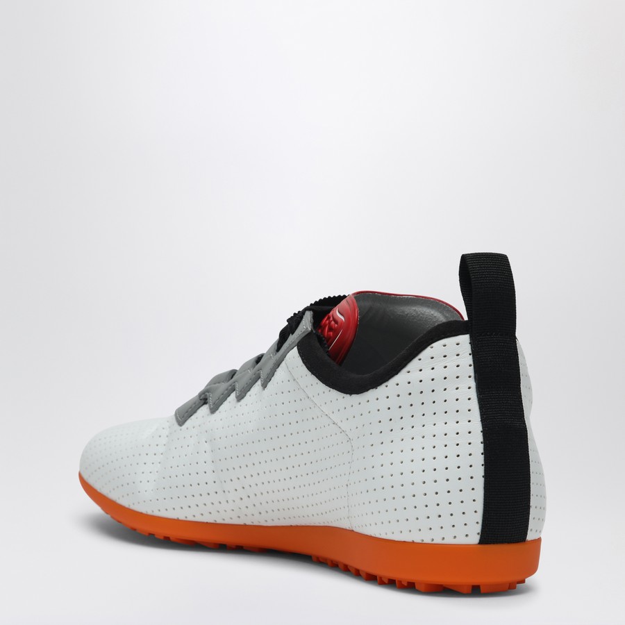 Valentino Garavani White perforated nappa leather Chromathon
