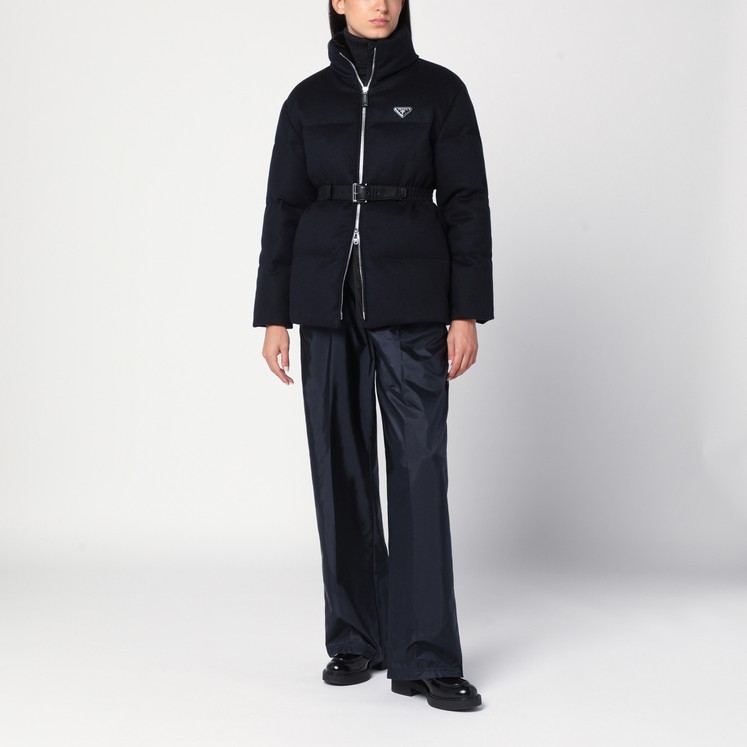 Stella Mccartney Wide Jazzberry-Colored Wool Trousers