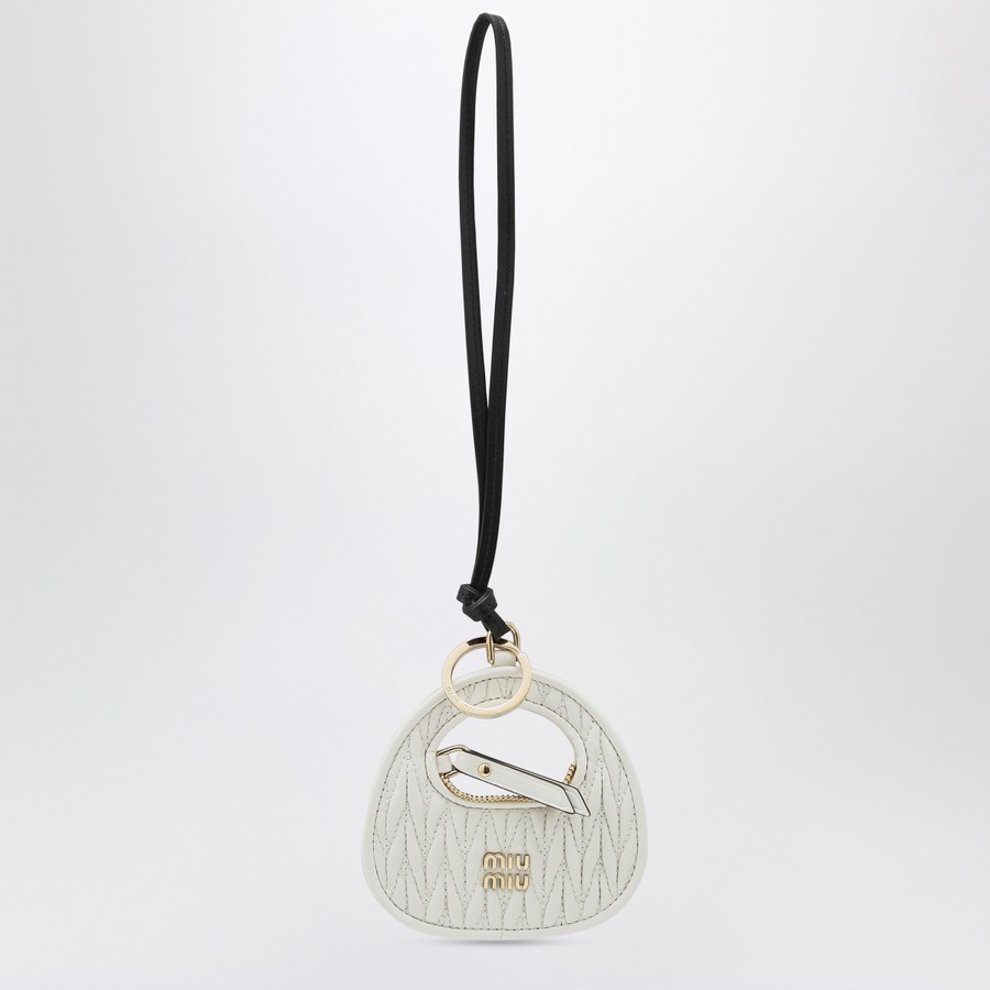 【関税&送料込】Miu Miu Wander Trick For Bags Miu Miu Trick Wander white in leather | TheDoubleF