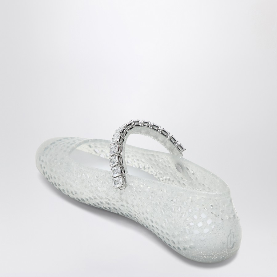 シューズ・サンダルその他 Jimmy Choo The Jelly transparent ballet flats with crystals Jimmy Choo The Jelly transparent ballet flats with crystals