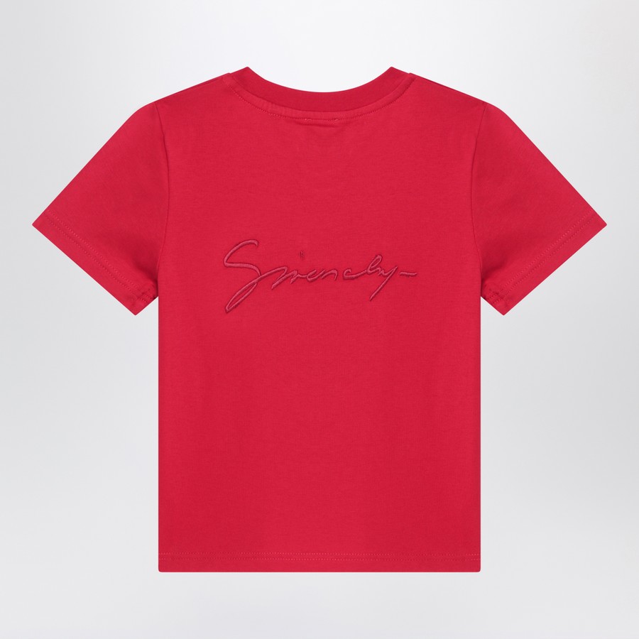 Givenchy Bordeaux T-shirt with embroidered logo | TheDoubleF