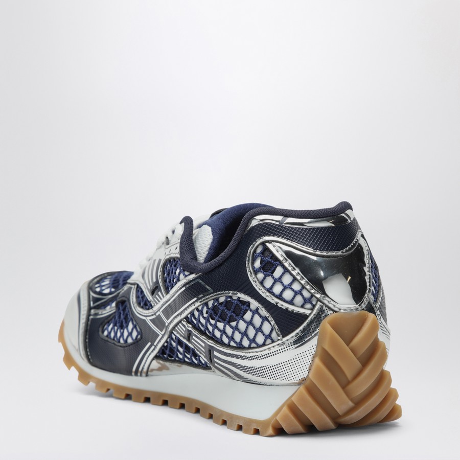 スニーカー BOTTEGA VENETA Orbit mesh and leather sneakers ABYSS-SILVER BOTTEGA VENETA | ORBIT SNEAKERS