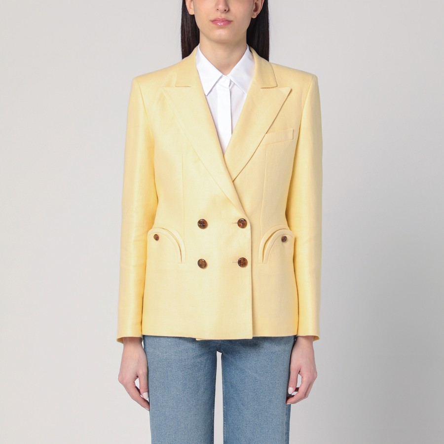 Blazé Milano Double-breasted Charmer Clarity butter-coloured