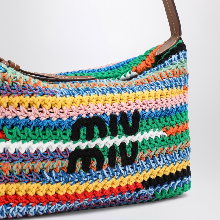 Miu Miu｜ (5NE841 AF46 F0055) Multicolored Crochet Pouch | Miu Miu