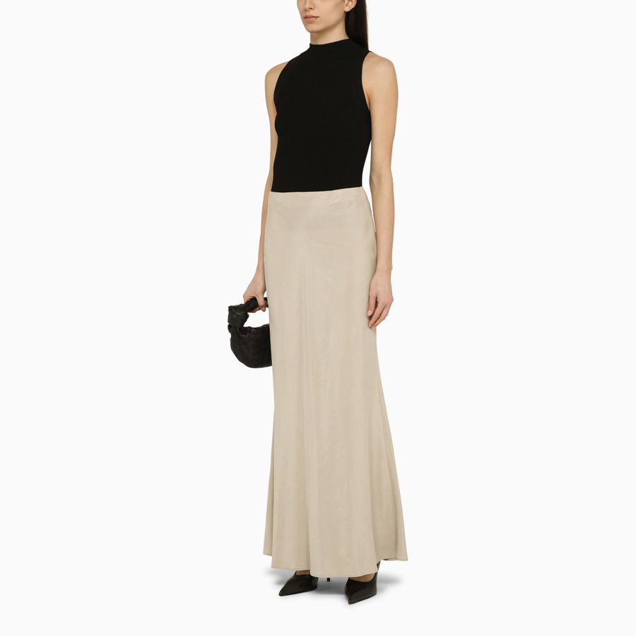 スカート Max Mara Studio Beige silk Ombrosa skirt Beige skirt | Max Mara