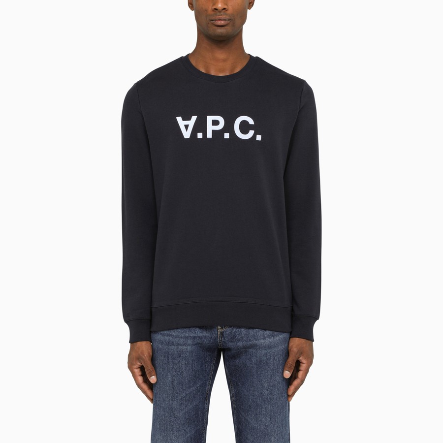 Apc navy sweatshirt Clearance