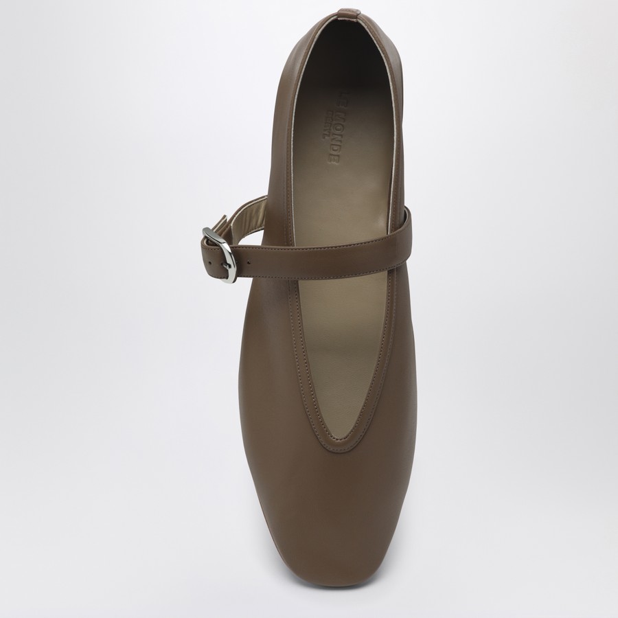 シューズ・サンダルその他 Le Monde Beryl Ballerina Stella in dove-coloured leather Le Monde Béryl Ballerina Stella in dove-coloured leather