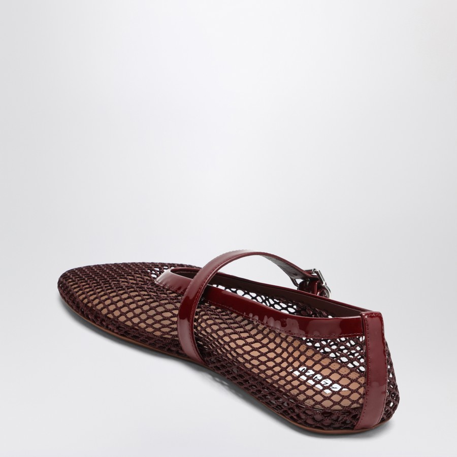 Alaïa Red mesh ballerina | TheDoubleF