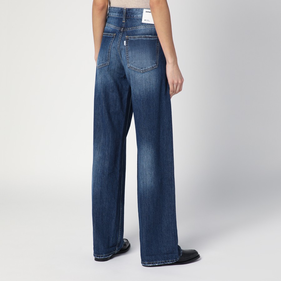 ボトムスその他 DEPARTMENT 5 Wide-leg Pop blue jeans with washed effect DEPARTMENT 5 Wide-leg Pop blue jeans with washed effect