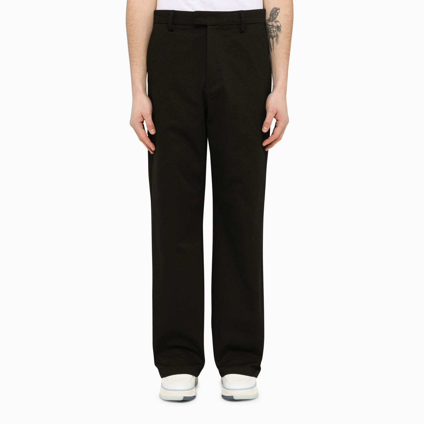 AMIRI Black cotton baggy trousers TheDoubleF