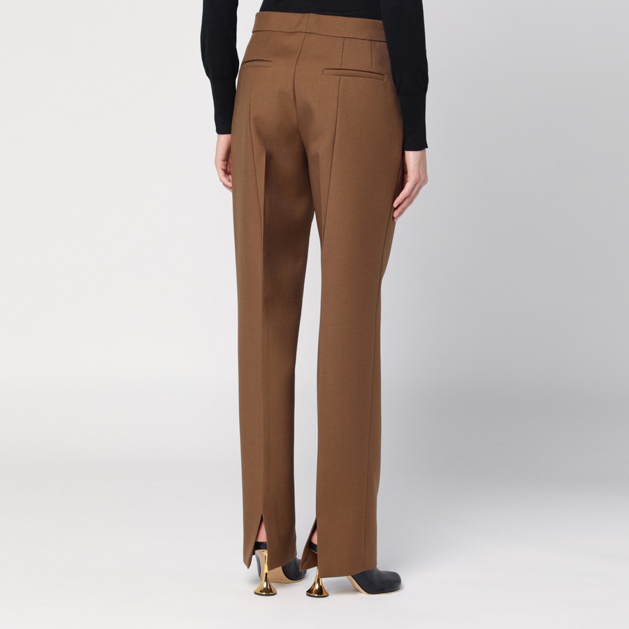 コート JIL SANDER Women Outer J02AA0157 J40035 226 BROWN Jil Sander Brown wool trousers | TheDoubleF