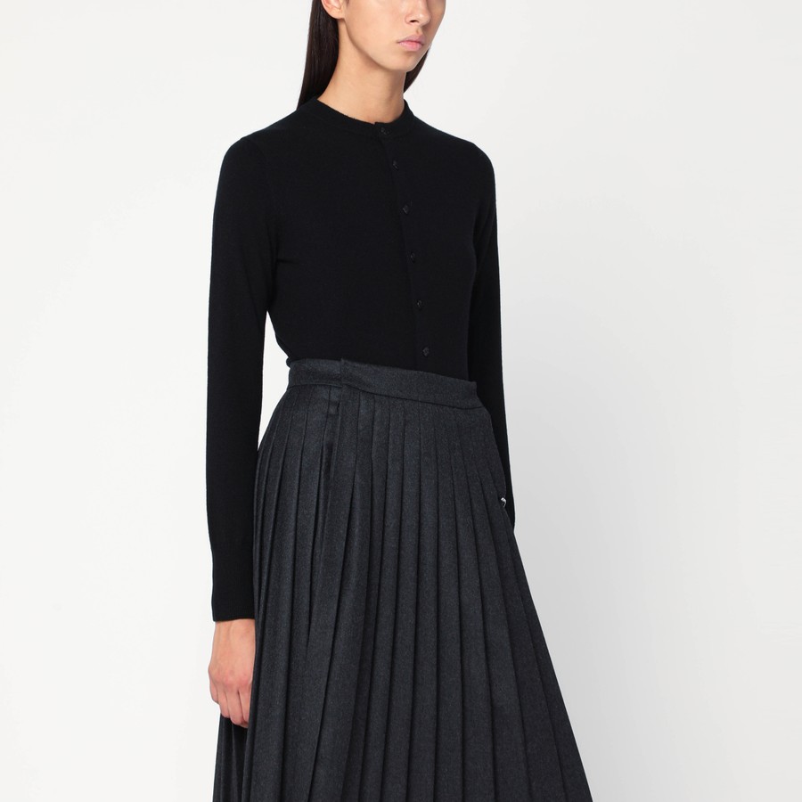 extreme cashmere Schwarze Kaschmir-Cardigan TheDoubleF