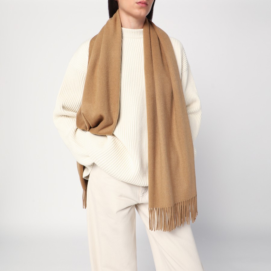 Max Mara Beige cashmere scarf | TheDoubleF