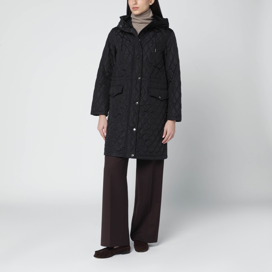 Burberry Black quilted nylon coat | TheDoubleF