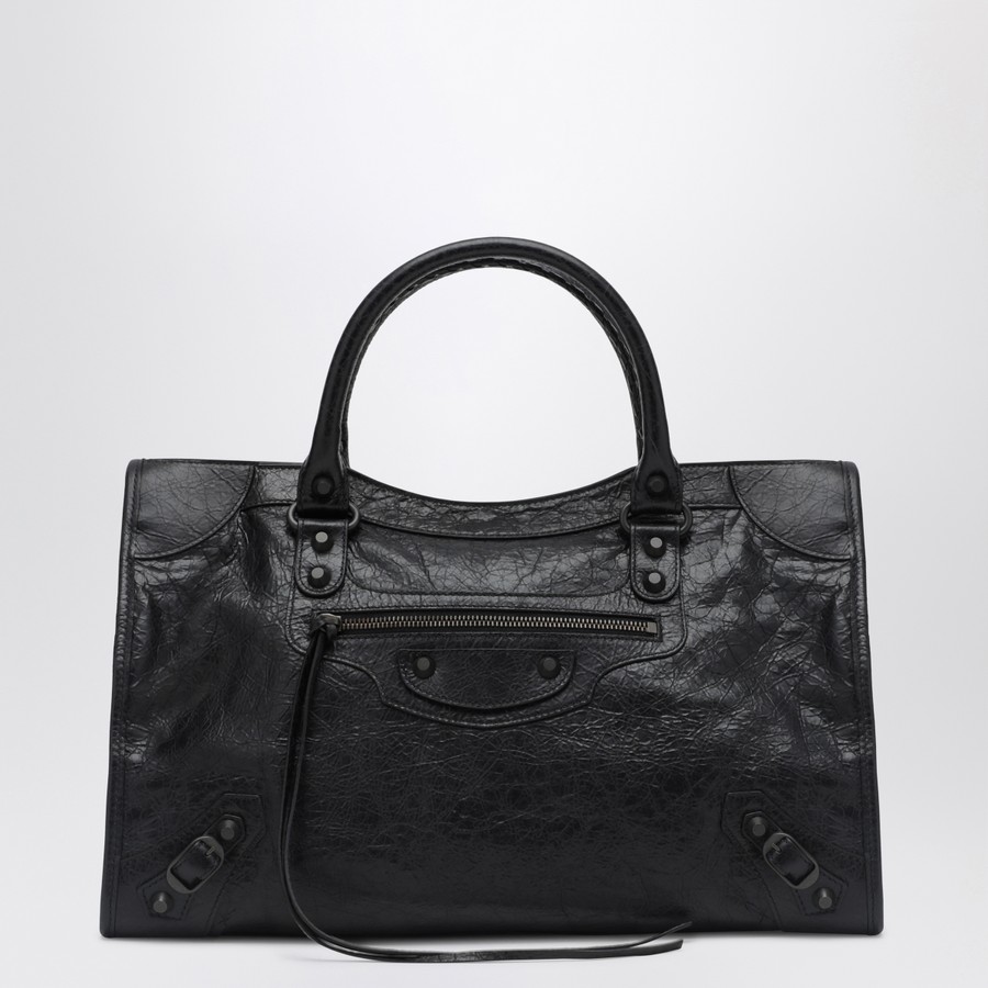 トートバッグ BALENCIAGA LeCity Medium ToteBag 8230582ABEK2221 Balenciaga Le City medium tote bag black | TheDoubleF