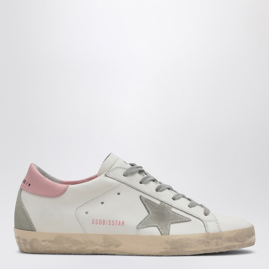 スニーカー Golden SNEAKER (GWF00102F002569) Golden Goose Sneaker Super-Star white/grey/pink | TheDoubleF