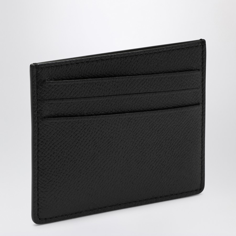 Maison Margiela Black leather card holder TheDoubleF