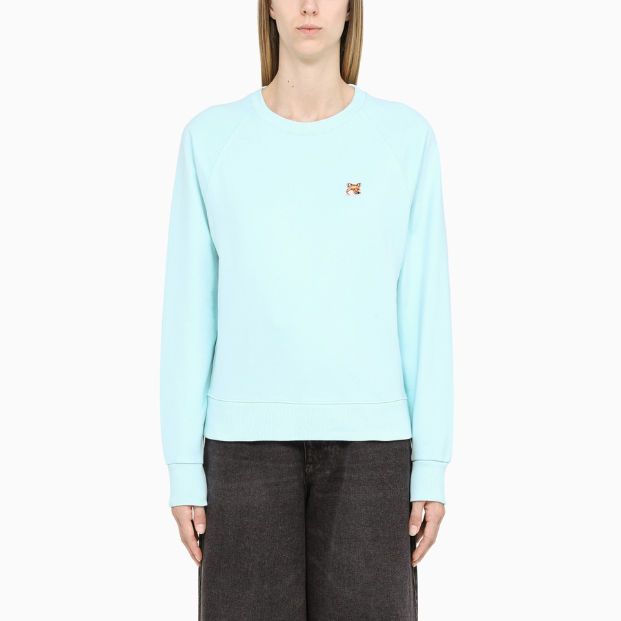 maison kitsune blue sweatshirt