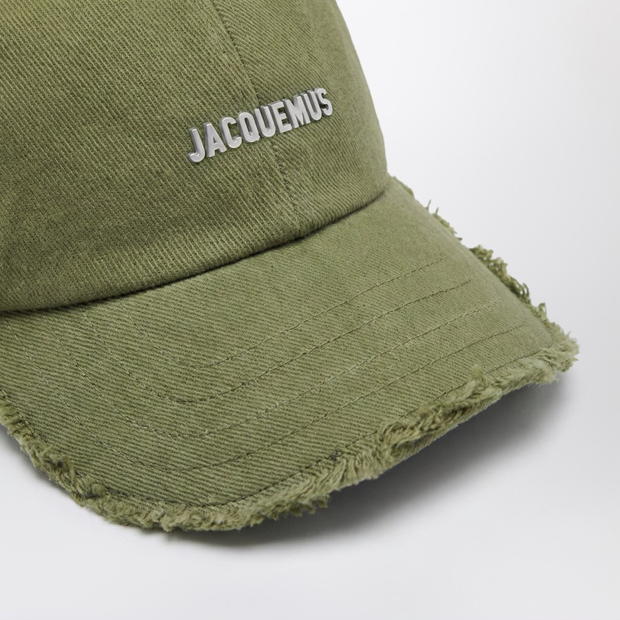 JACQUEMUS La Casquette Artichaut cotton cap khaki | TheDoubleF