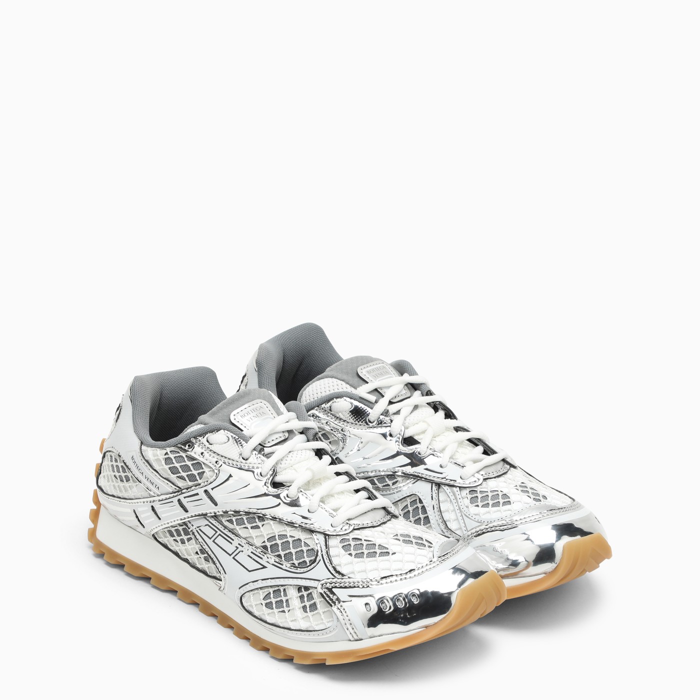 bottega silver shoes