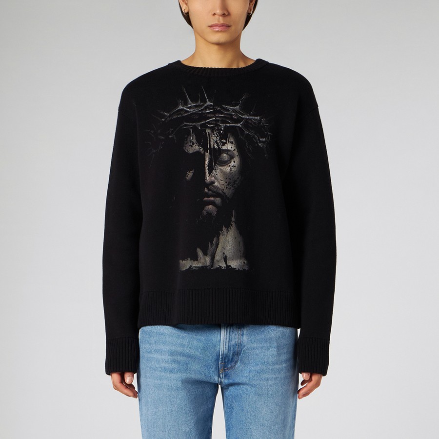 トップスその他 1989 STUDIO Knit Roundneck Jesus black 1989 STUDIO Knit Roundneck Jesus black | TheDoubleF