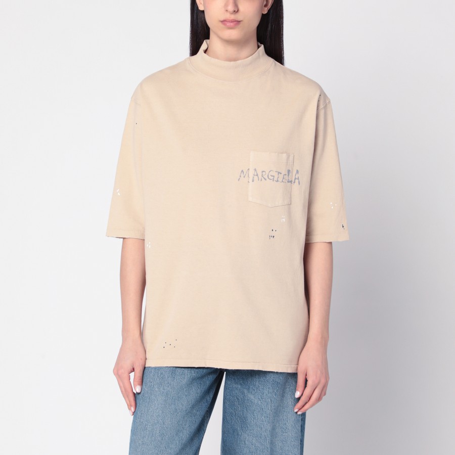 Tシャツ・カットソー MAISON MARGIELA Men T-shirt Beige S50GC0714S24567 112 tshirt-2-1-e7c27.jpg?fit=max&w
