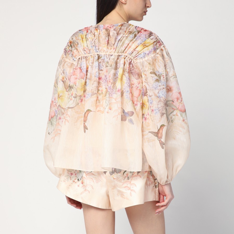 Tシャツ・カットソー Zimmermann Skin pink viscose Illuminate blouse 28677737_57938556_600.jpg