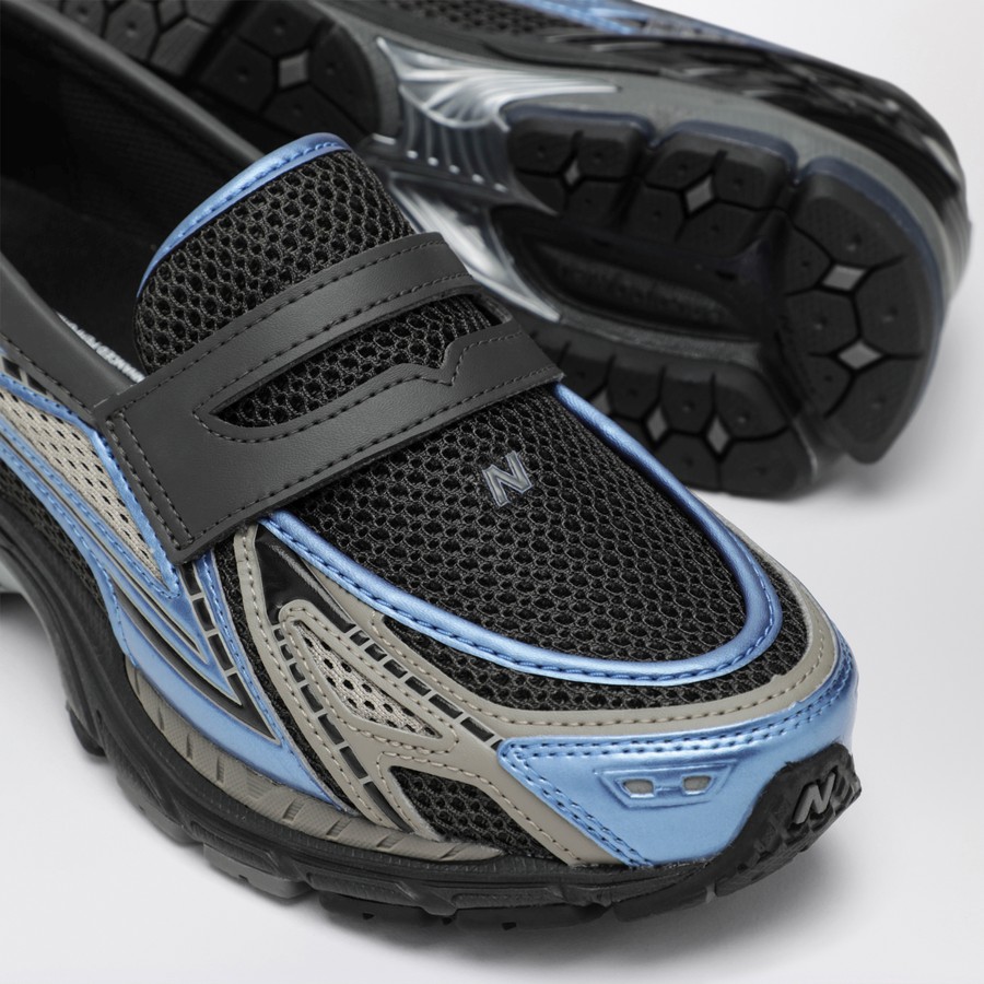 New Balance Black/blue 1906L loafer sneakers | TheDoubleF