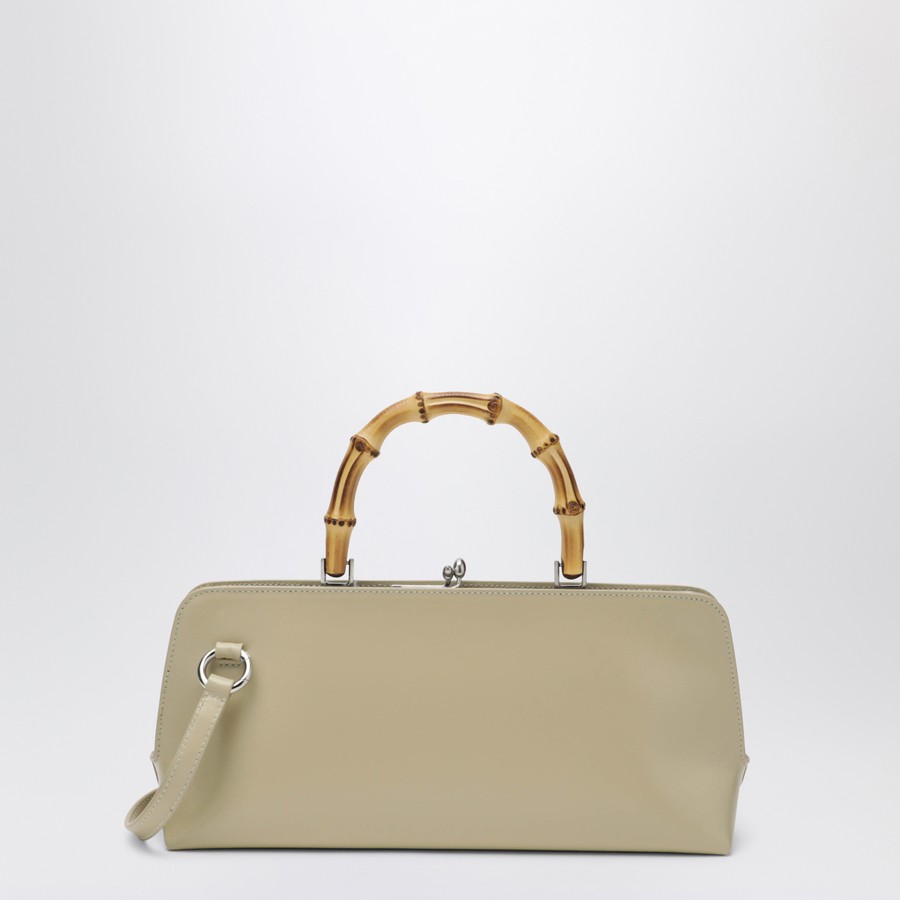 Jil Sander Small Goji Bamboo bag in almond colour | TheDoubleF