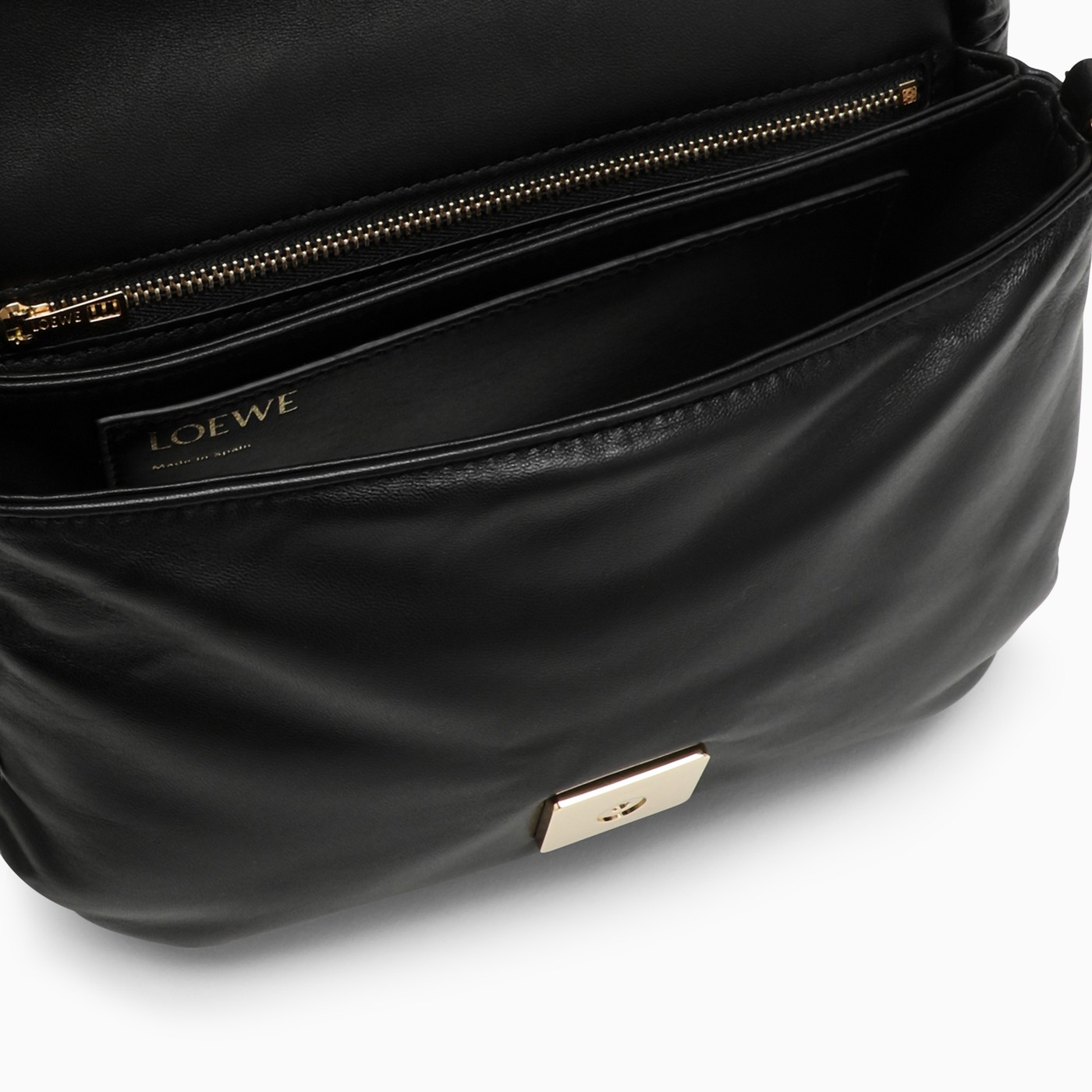 Loewe Goya black padded crossbody bag TheDoubleF