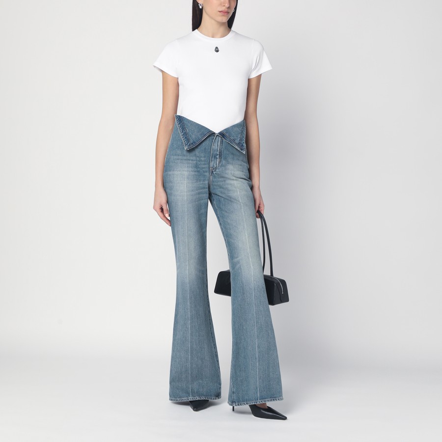 Tシャツ・カットソー ALEXANDER MCQUEEN Women Tops 819193QLAEH 9000 WHITE Alexander McQueen - White T-shirt | Exclusive Designer