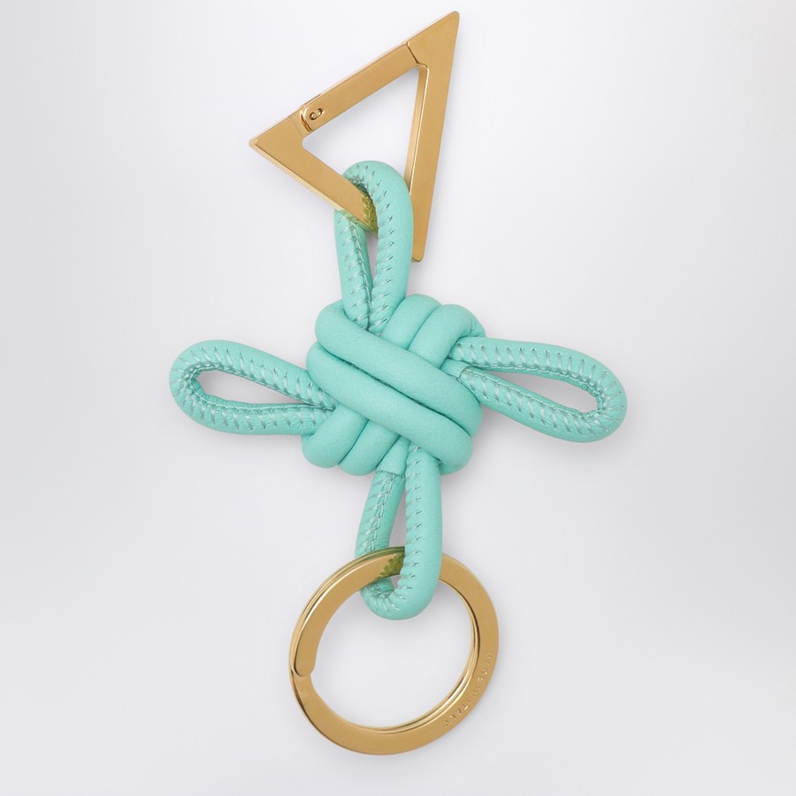 Bottega Veneta Water green Double Knot Triangle Square