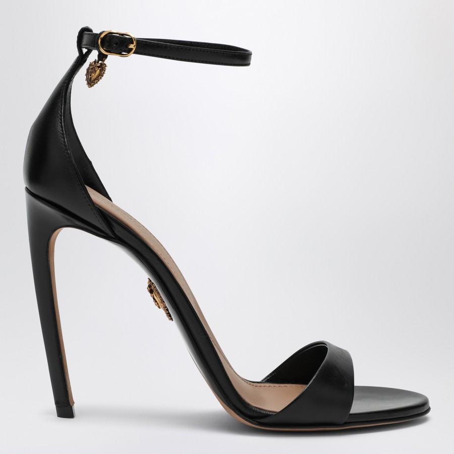サンダル・ミュール DOLCE&GABBANA BLACK PATENT LEATHER DEVOTION SANDALS Dolce&Gabbana Black patent leather Devotion sandals | TheDoubleF