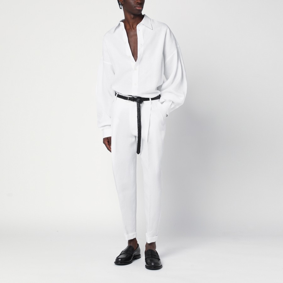 Dolce&Gabbana White linen shirt | TheDoubleF