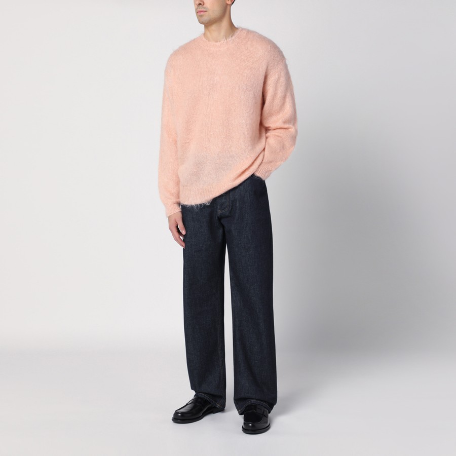 Auralee Pink mohair and wool jumper | TheDoubleF
