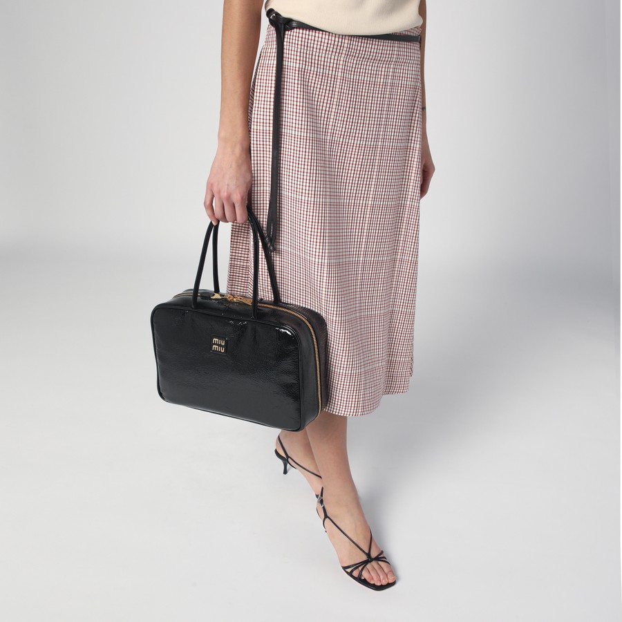 【MiuMiu】Beau naplak patent leather bag Miu Miu Beau naplak patent leather bag | REVERSIBLE