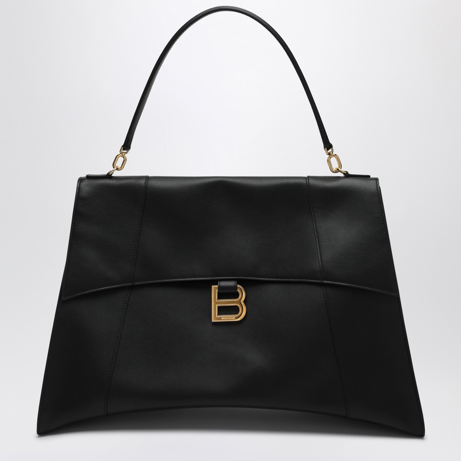 BALENCIAGA ♪ Hourglass Soft ラージ ハンドバッグ 8107322ABL BALENCIAGA | HOURGLASS SOFT HANDBAG LARGE