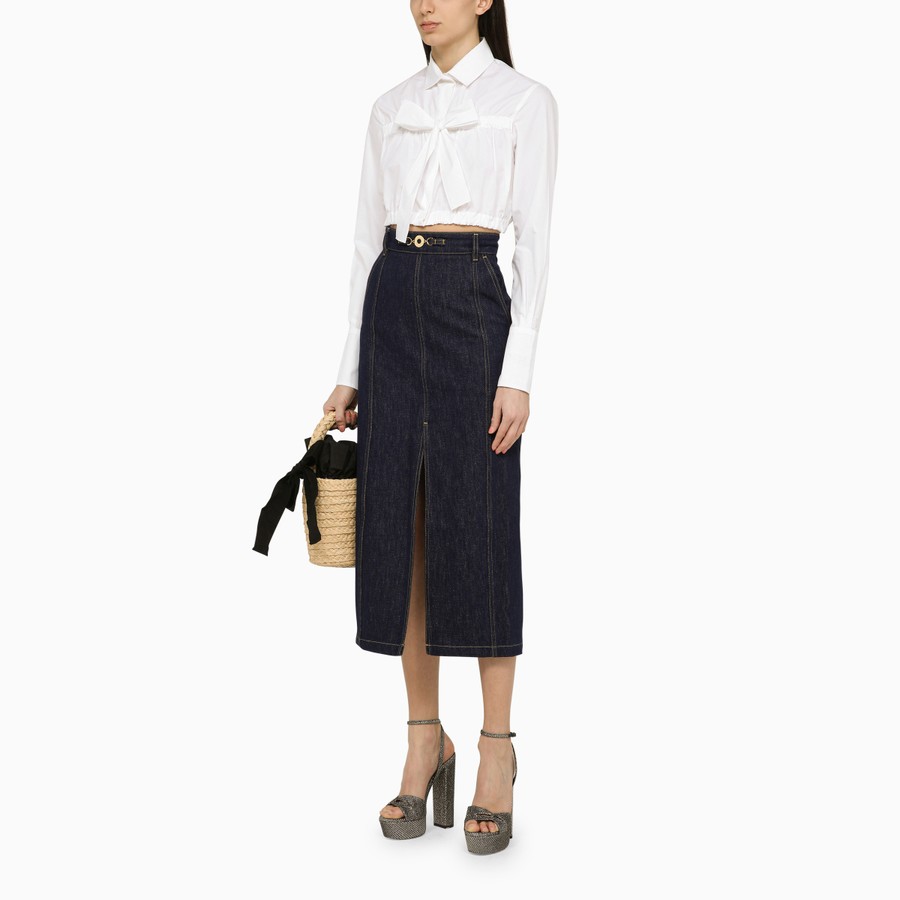 PATOU 24SS Ribbon Cropped Top