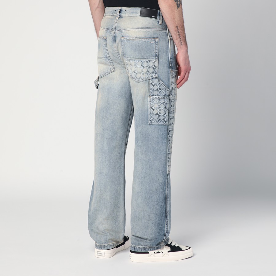 AMIRI Washed Jeans with Decorative Panel | TheDoubleF