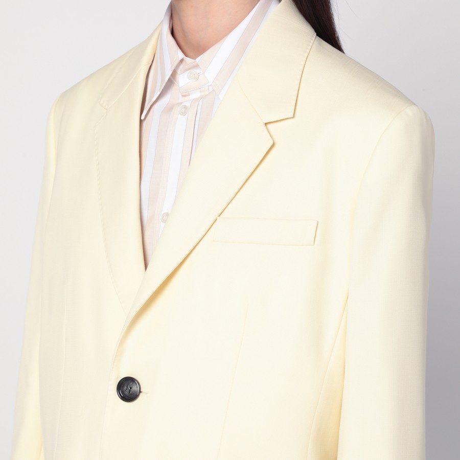 ジャケット AMI PARIS BUTTER-COLOURED WOOL JACKET Ami Paris Butter-coloured wool jacket | TheDoubleF