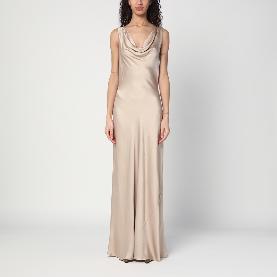 ワンピースその他 Malina Leah dress in champagne colour satin Malina Leah dress in champagne colour satin | TheDoubleF