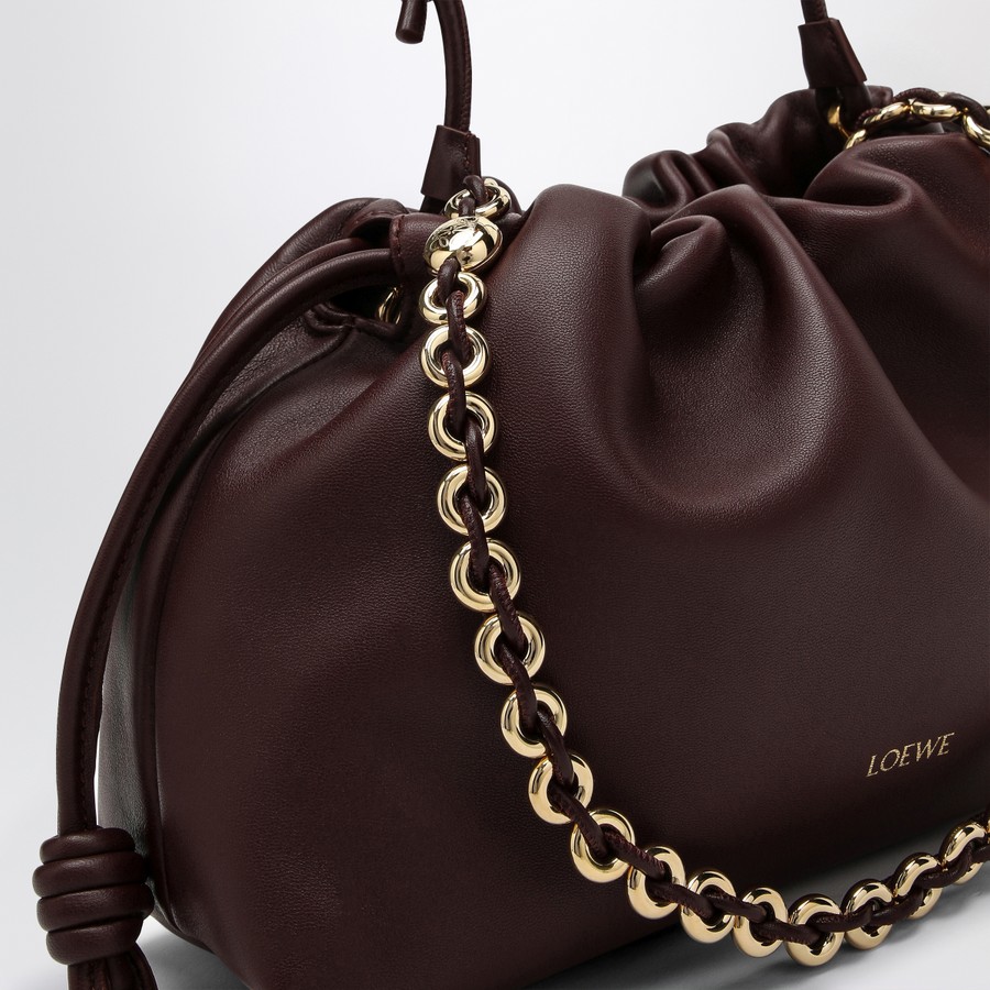Loewe Flamenco Purse medium bag in dark burgundy | TheDoubleF