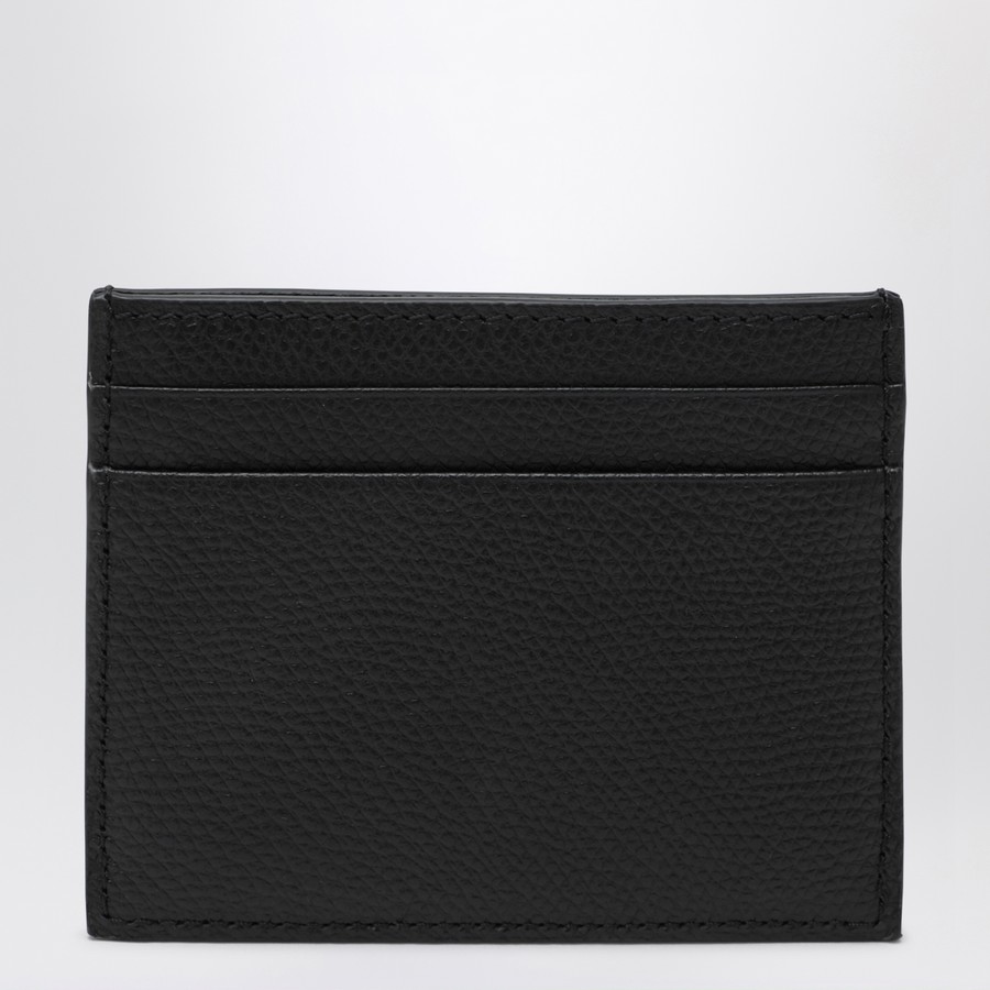 Valentino Garavani Vlogo Signature black calfskin cardholder
